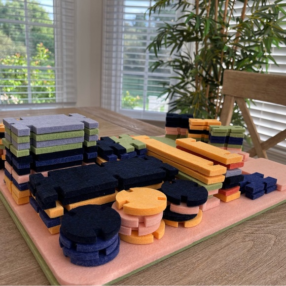 Tangram 2 set combo felt blocks - Picture 2 of 8